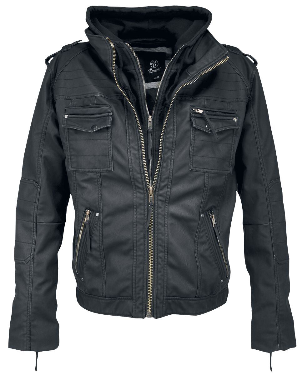 XXL Zipper Leather Insert Coat - Women - Ready-to-Wear