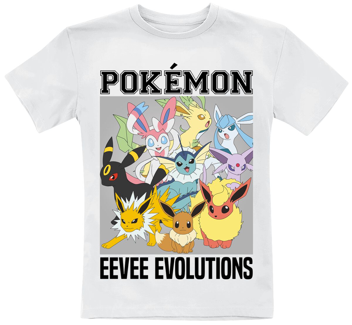 Pokemon Eevee Evolutions Girls T-Shirt