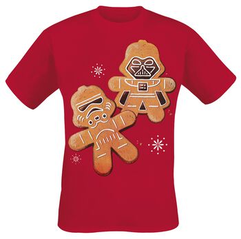 Star Wars Christmas T shirt Gingerbread Cookies Galactic Empire