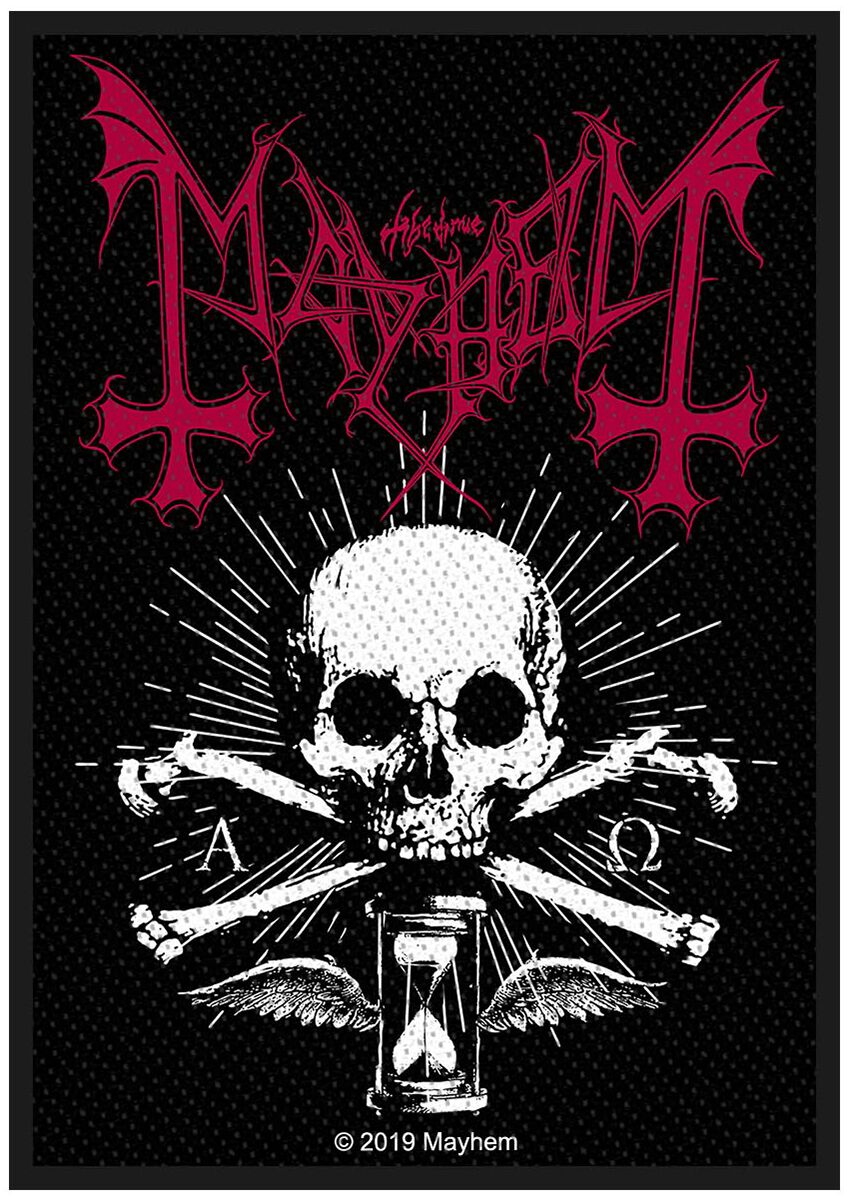 MAYHEM - Dead -- Embroidered Backpatch